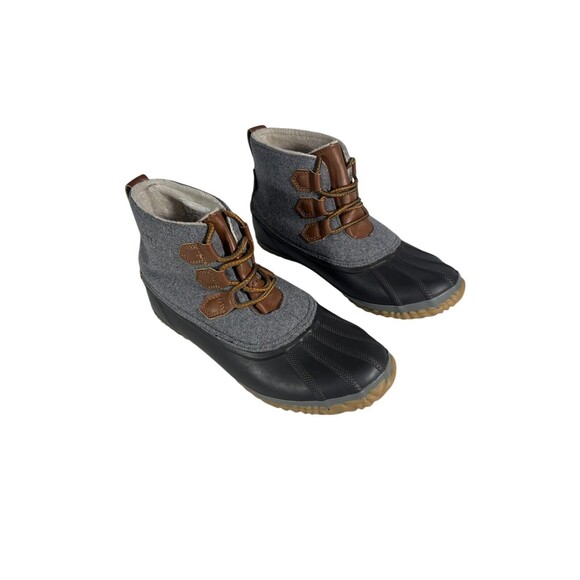 JBU By Jambu Nala Gray Brown Water Resistant Duck Boots Womens 10M Winter Rain - Picture 6 of 16